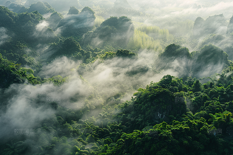 桂林山水河流旅行摄影图