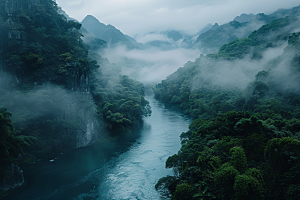桂林山水广西旅游摄影图