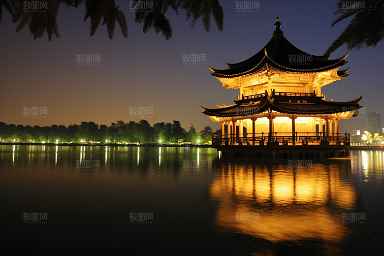 桂林山水阳朔风光摄影图