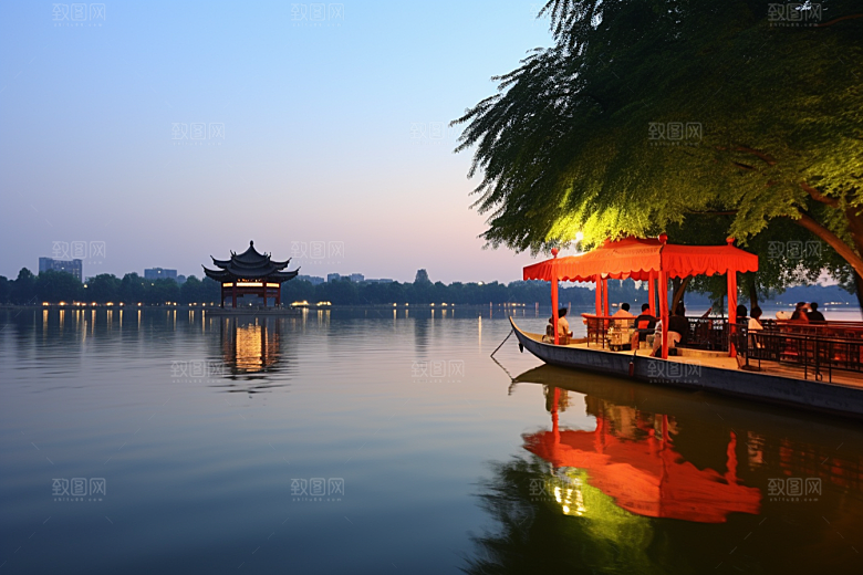 桂林山水漓江旅游摄影图