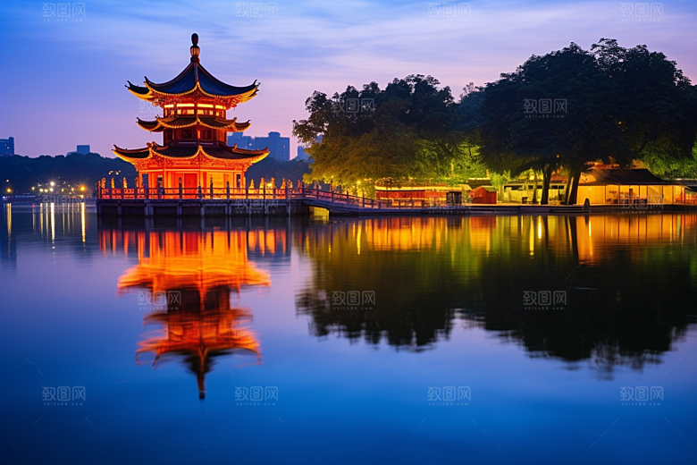 桂林山水广西旅行摄影图