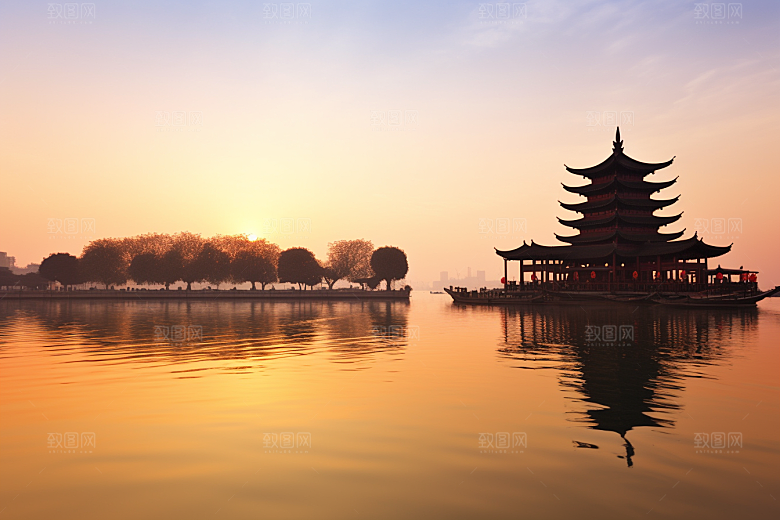 桂林山水阳朔旅游摄影图