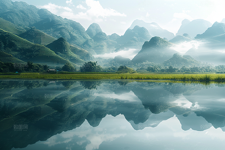 桂林山水精致大气摄影图