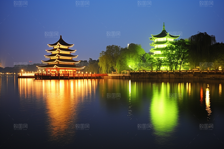 桂林山水旅游山川摄影图