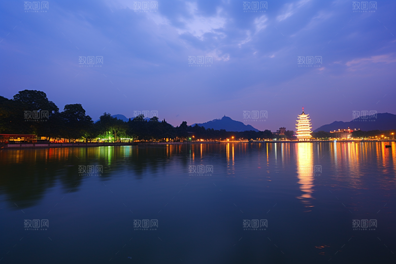 桂林山水山川广西摄影图