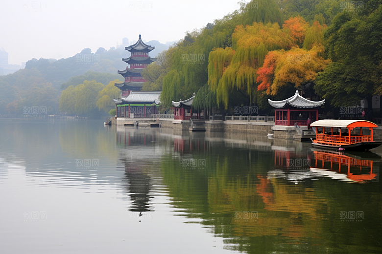桂林山水大气广西摄影图