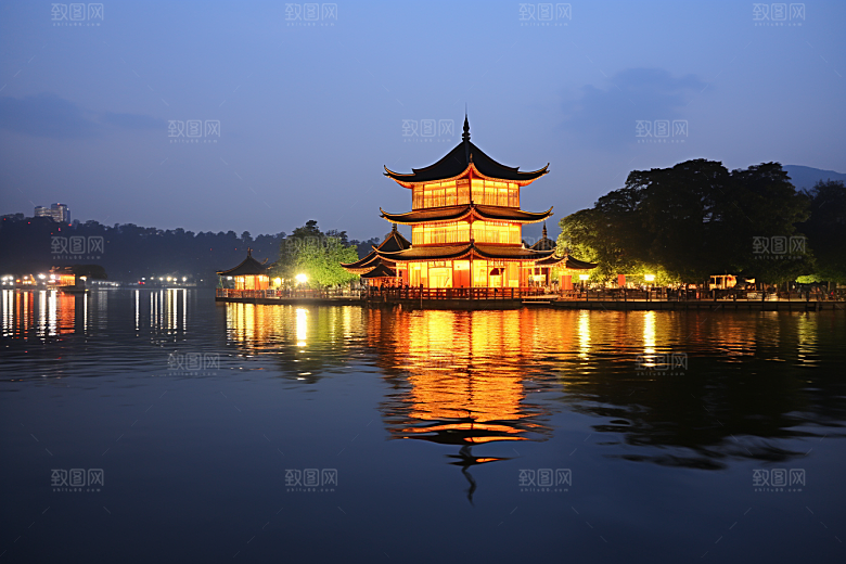 桂林山水广西旅行摄影图
