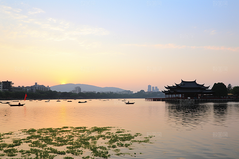 桂林山水喀斯特地貌高清摄影图