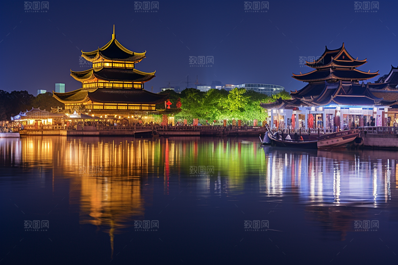 桂林山水风光精致摄影图