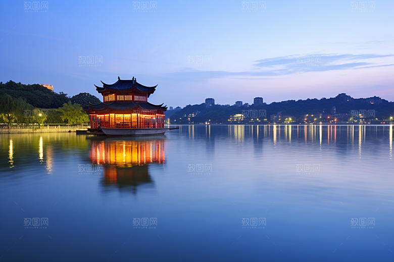 桂林山水旅行广西摄影图