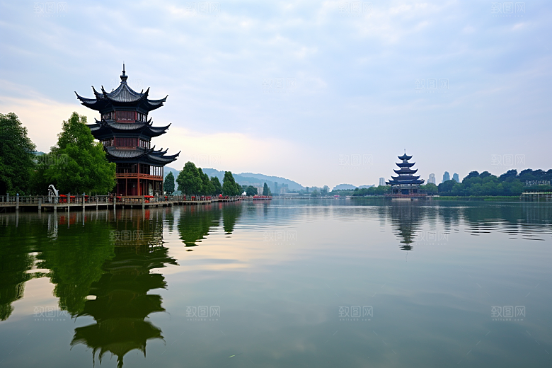 桂林山水大气旅游摄影图