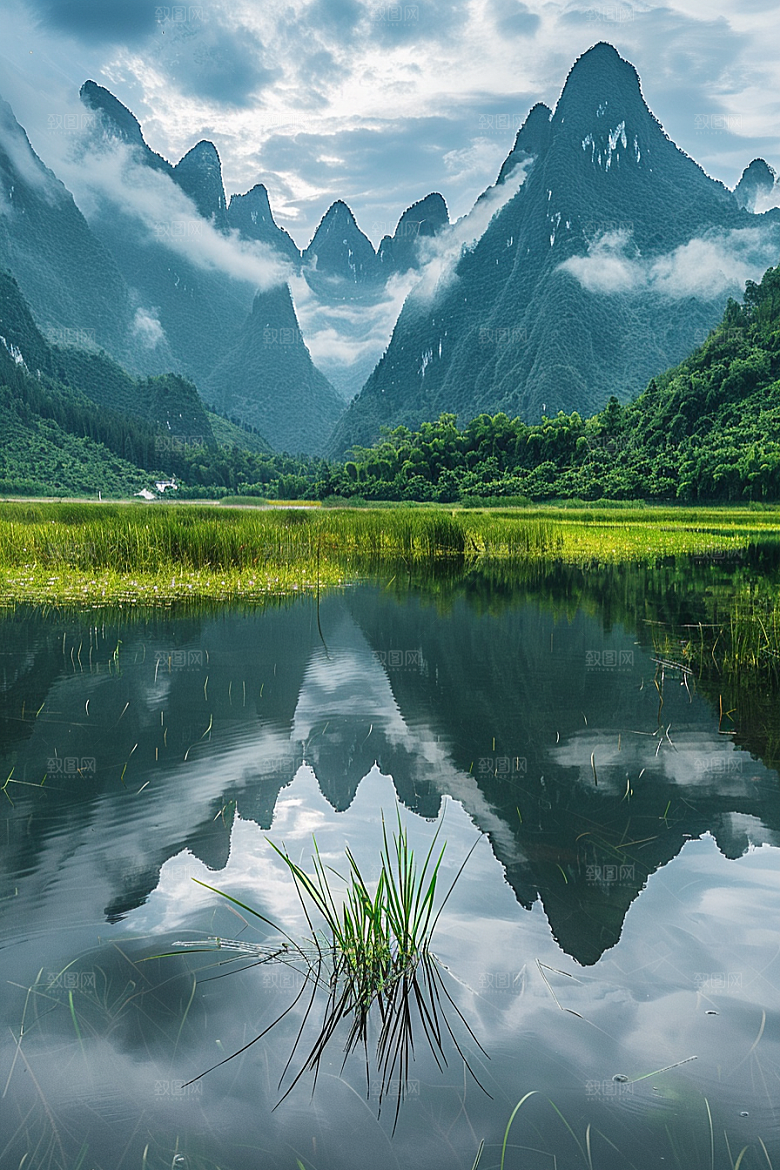 桂林山水山川高清摄影图