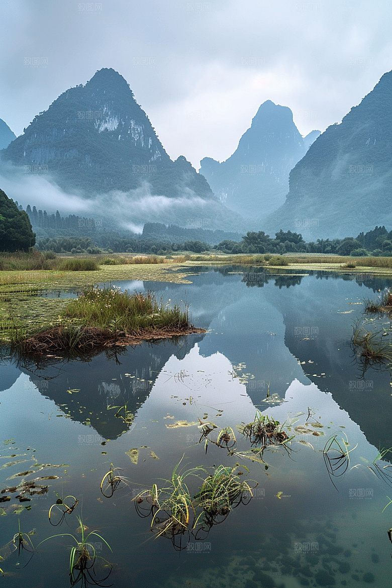 桂林山水旅游唯美摄影图