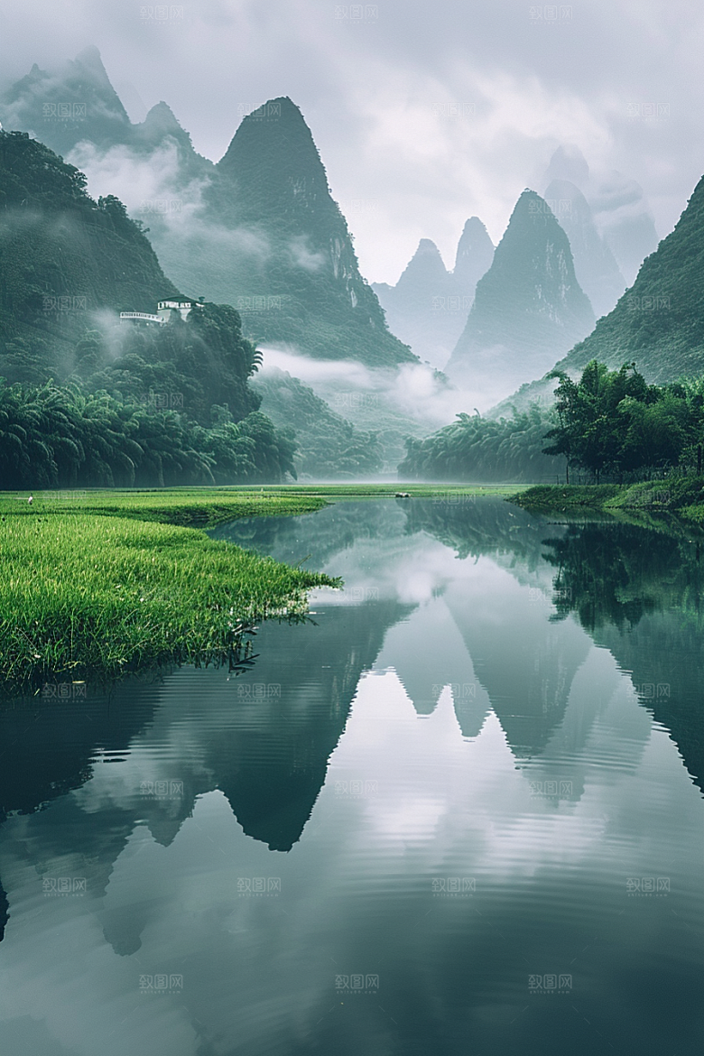 桂林山水旅游高清摄影图