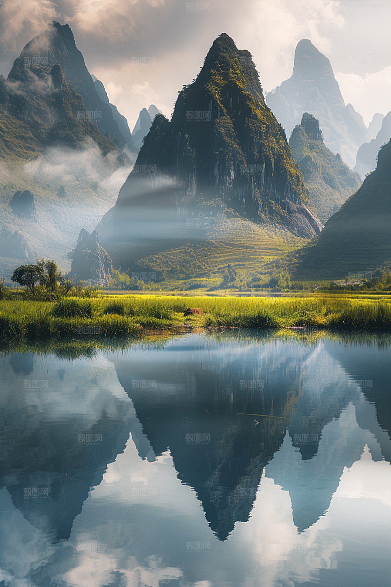桂林山水自然高清摄影图