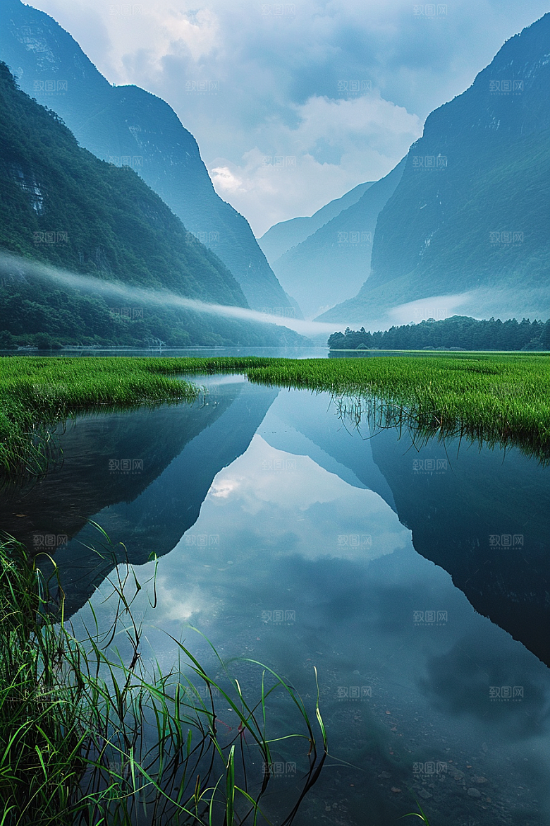 桂林山水河流旅行摄影图