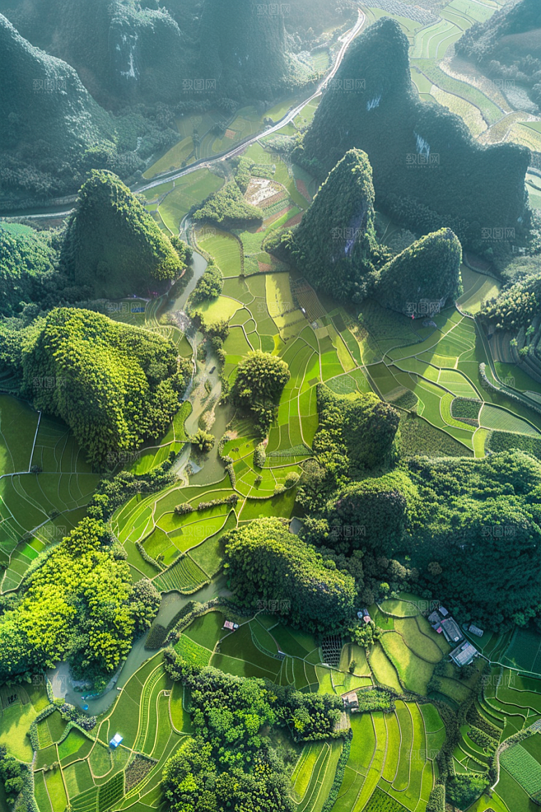 桂林山水旅游自然摄影图