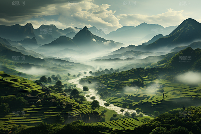 桂林山水旅行旅游摄影图