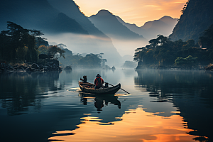 桂林山水山川旅行摄影图