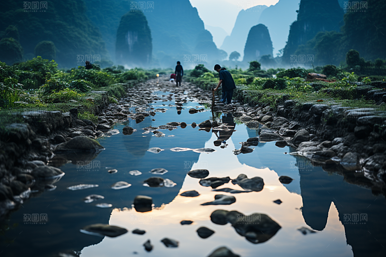 桂林山水大气高清摄影图