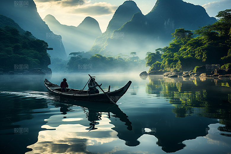 桂林山水大气自然摄影图