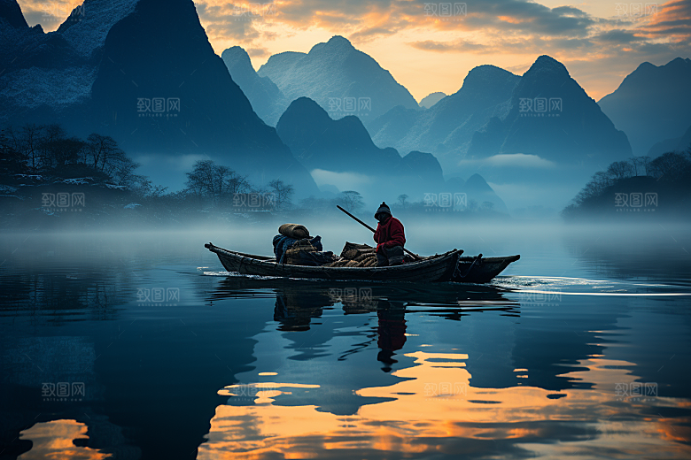 桂林山水高清唯美摄影图