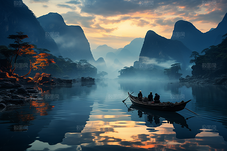 桂林山水大气高清摄影图