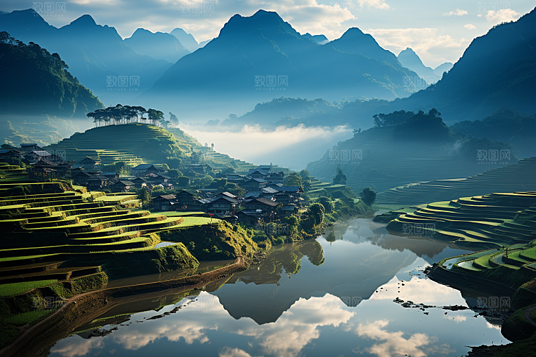 桂林山水自然高清摄影图