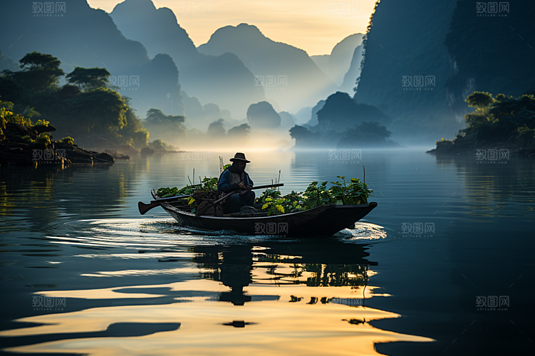 桂林山水唯美精致摄影图