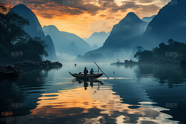 桂林山水广西自然摄影图