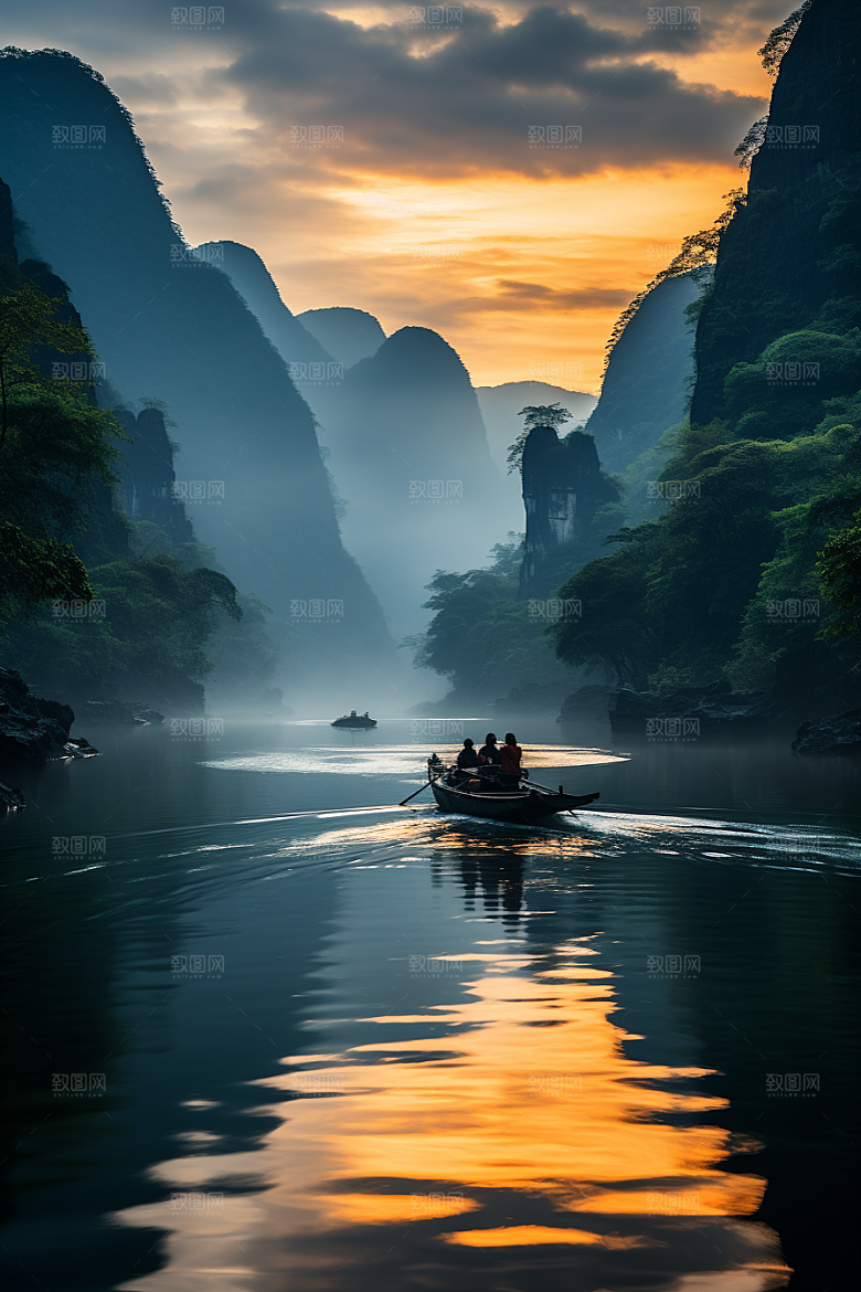 桂林山水高清唯美摄影图