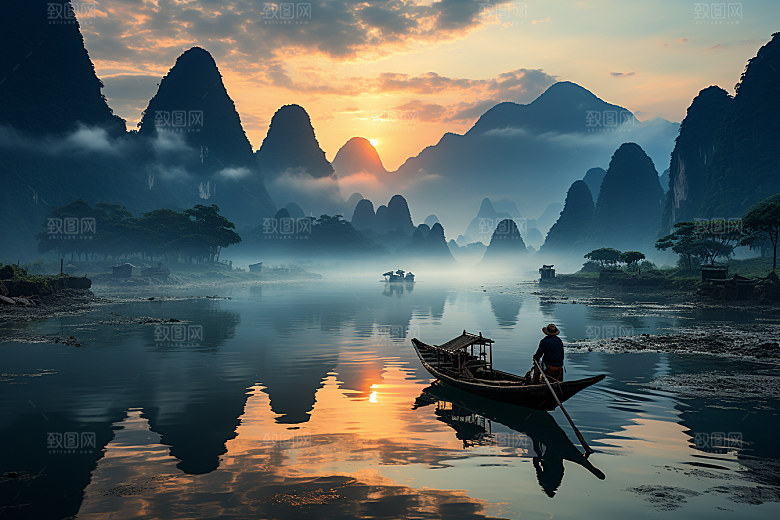 桂林山水高清旅行摄影图