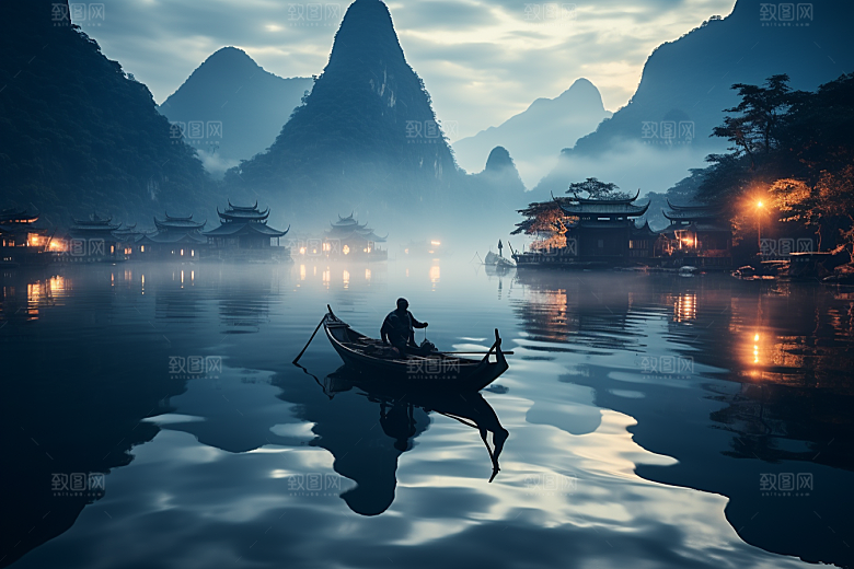 桂林山水唯美高清摄影图