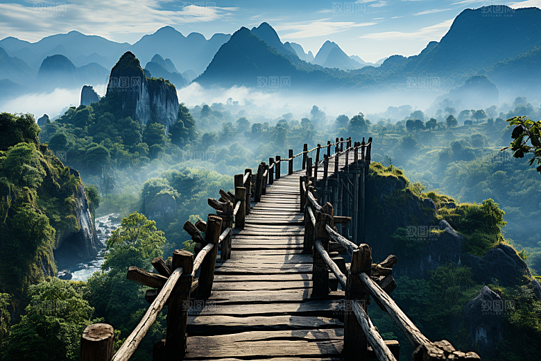 桂林山水广西高清摄影图