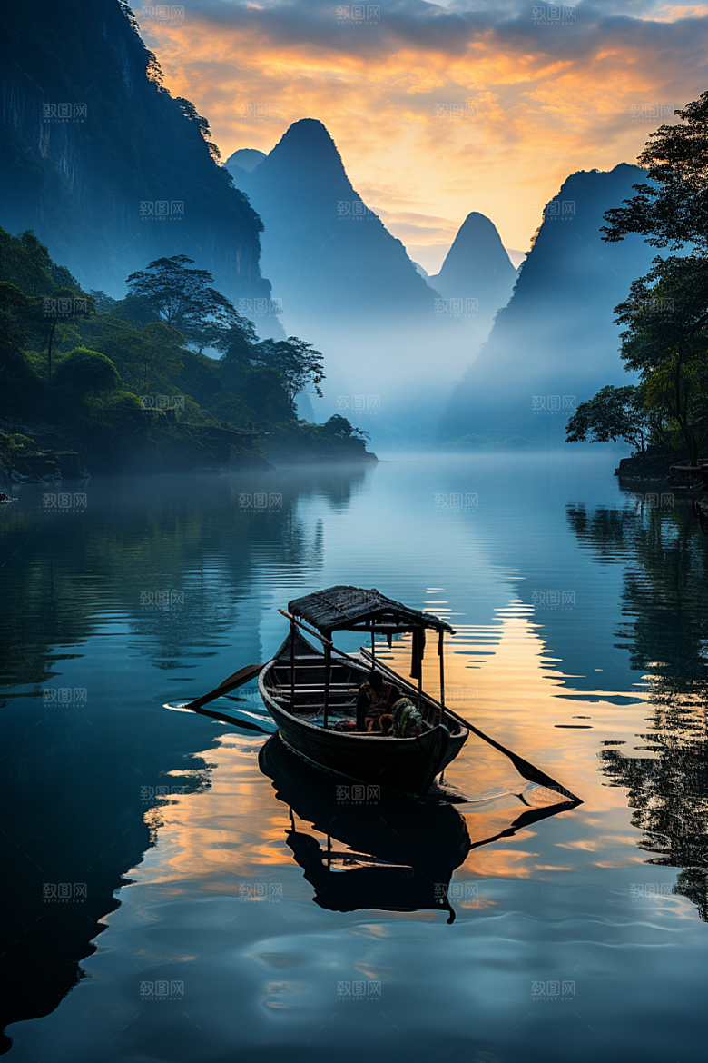 桂林山水旅行高清摄影图