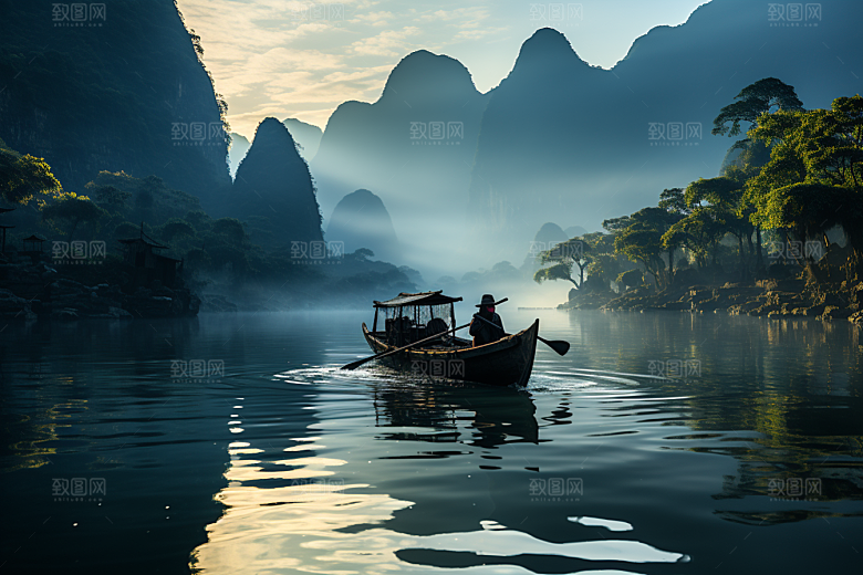 桂林山水唯美精致摄影图