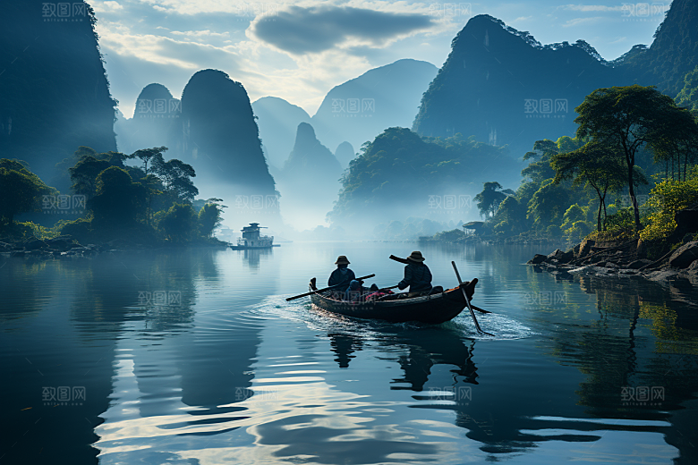 桂林山水高清自然摄影图