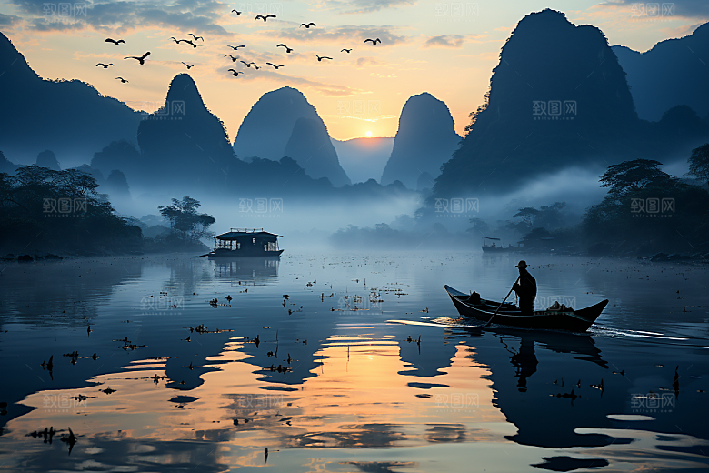 桂林山水自然高清摄影图