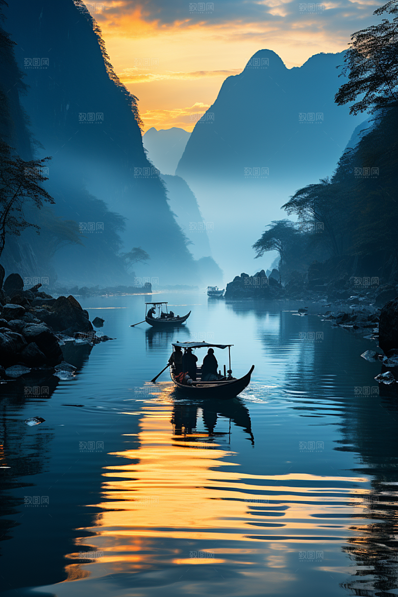 桂林山水广西山川摄影图