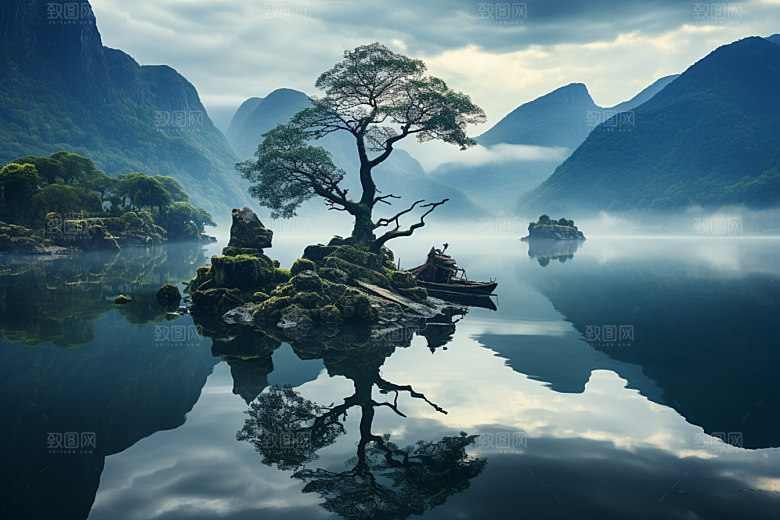 桂林山水山川广西摄影图