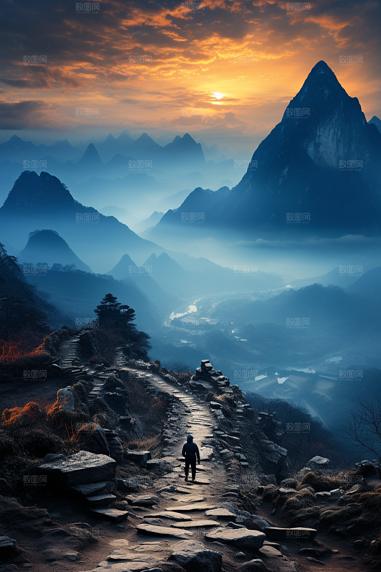 桂林山水广西风光摄影图