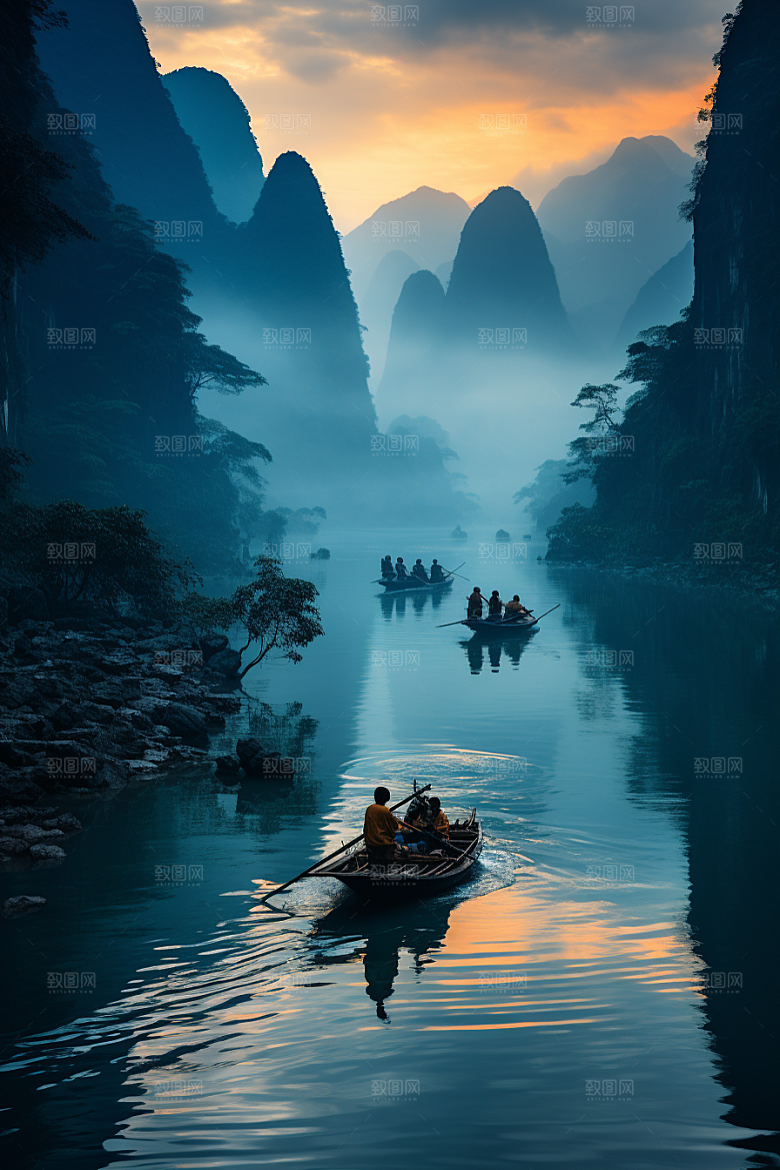 桂林山水大气高清摄影图