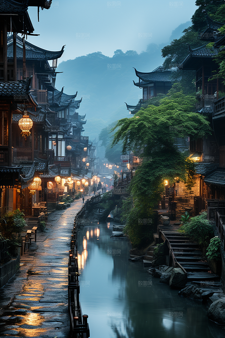 桂林山水唯美旅游摄影图