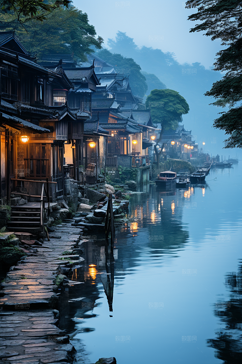 桂林山水漓江高清摄影图