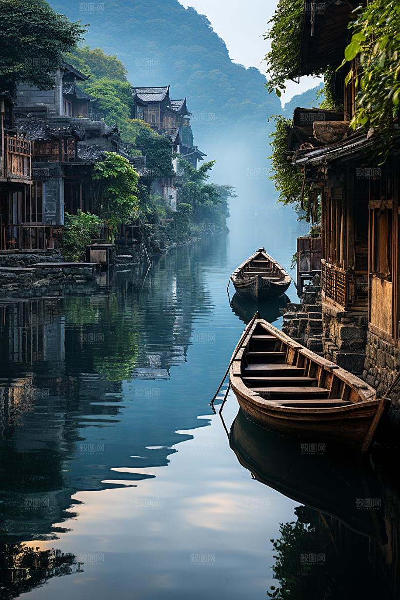 桂林山水河流高清摄影图