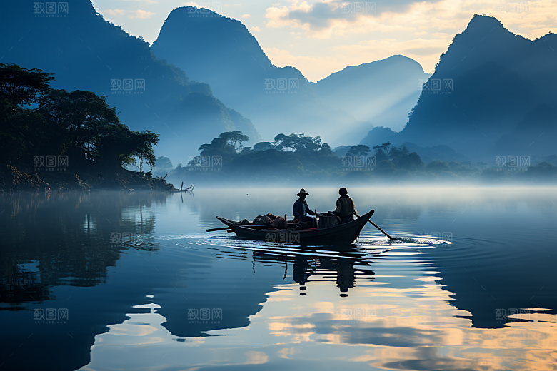 桂林山水旅行高清摄影图
