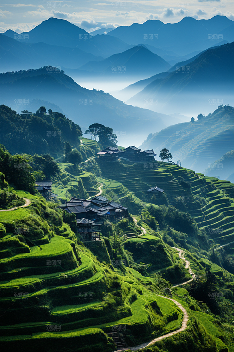 桂林山水河流山川摄影图