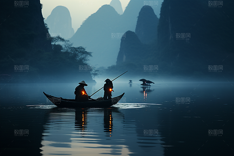 桂林山水旅游精致摄影图