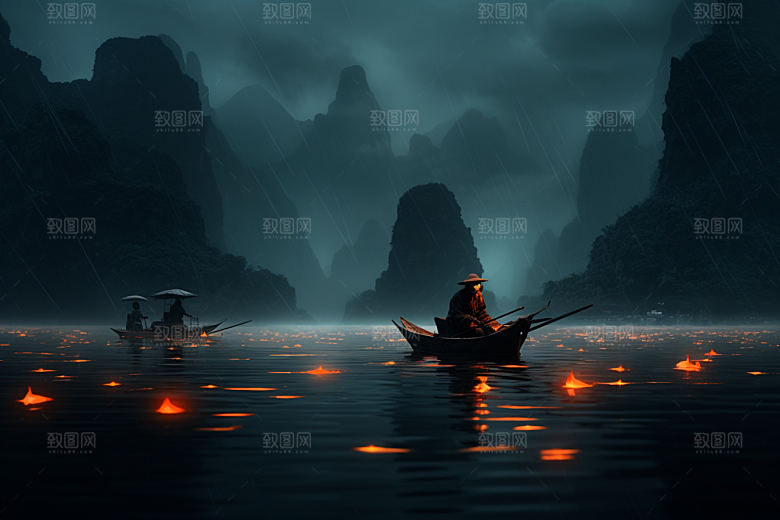 桂林山水自然高清摄影图