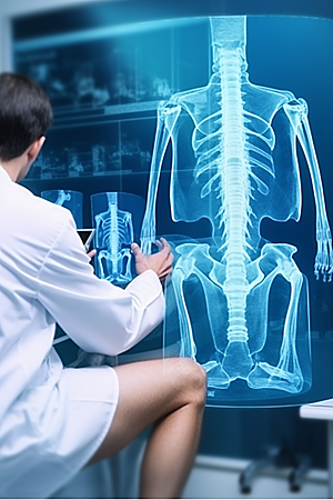 骨骼X光医学影像医疗素材